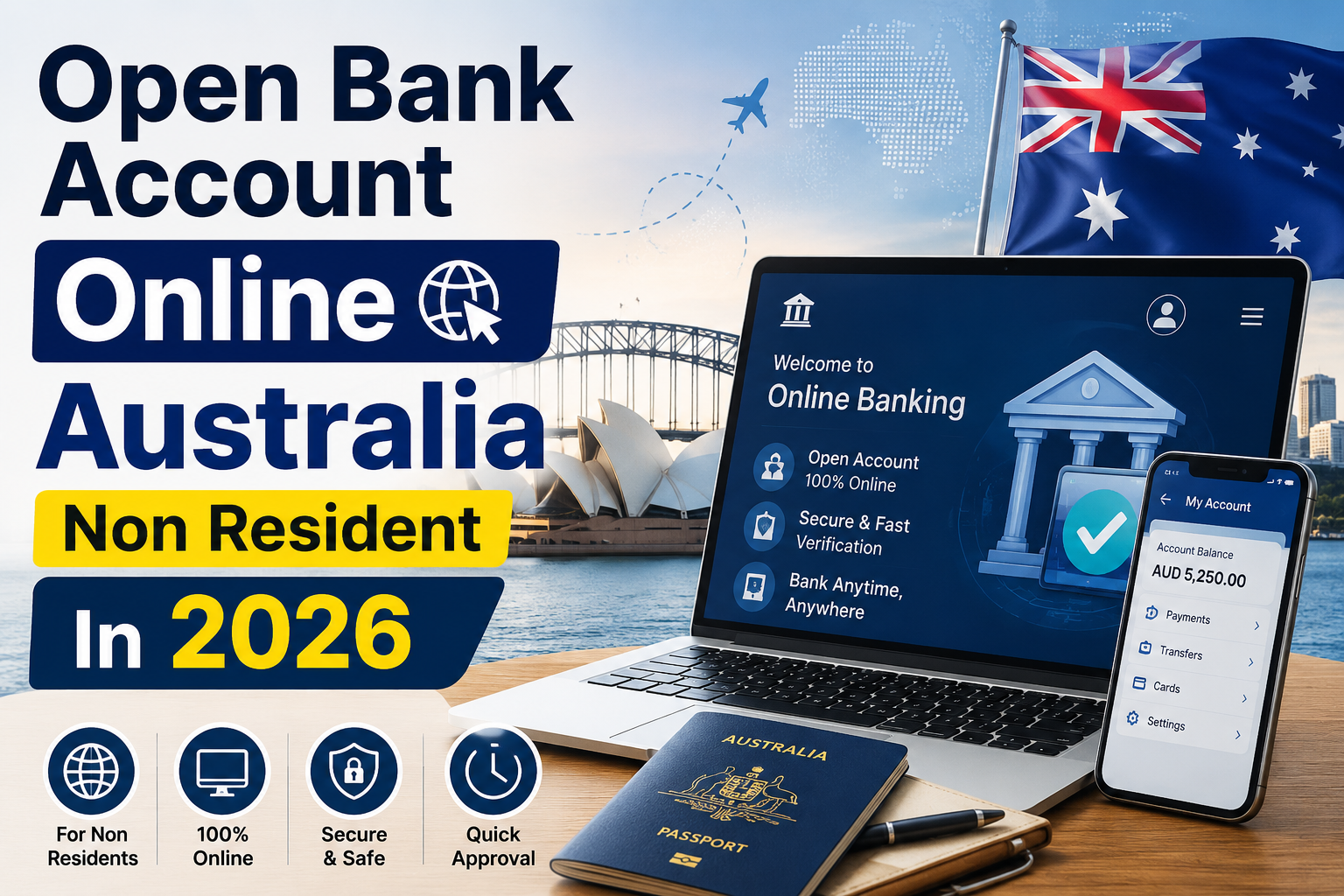 Open Bank Account Online Australia Non Resident