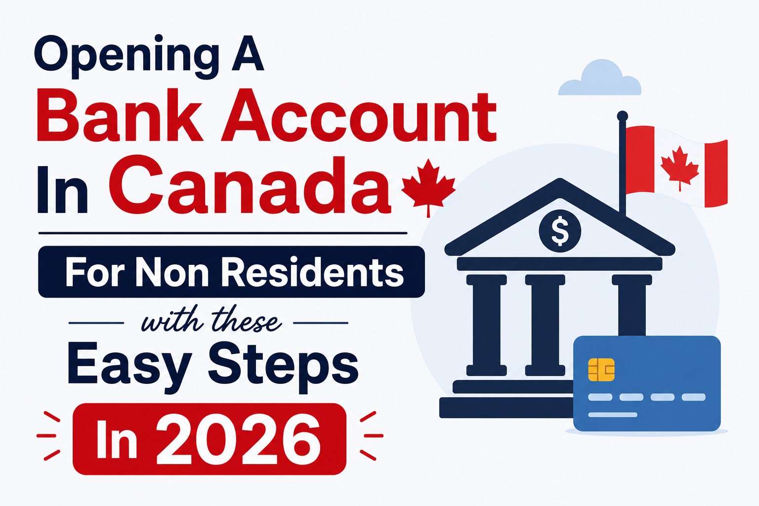 Opening A Bank Account In Canada For Non Residents with these Easy Steps In 2026